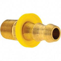 Value Collection - 3/8" ID 1/4 NPT Barbed Push On Male Fitting - Brass - Benchmark Tooling