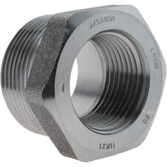 Value Collection - Size 1-1/4 x 1", Class 3,000, Forged Carbon Steel Black Pipe Bushing - NPT End Connection - Benchmark Tooling