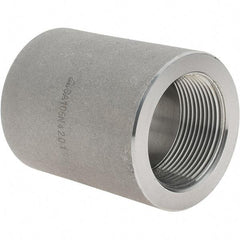 Value Collection - Size 1-1/2", Class 3,000, Forged Carbon Steel Black Pipe Coupling - NPT End Connection - Benchmark Tooling