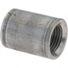 Value Collection - Size 1/8", Class 150, Malleable Iron Black Pipe Coupling - 150 psi, Threaded End Connection - Benchmark Tooling