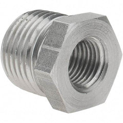Value Collection - Size 1/2 x 1/4", Class 150, Steel Black Pipe Hex Bushing - 150 psi, Threaded End Connection - Benchmark Tooling