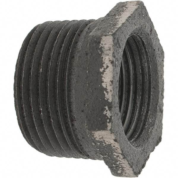 Value Collection - Size 1 x 3/4", Class 150, Steel Black Pipe Hex Bushing - 150 psi, Threaded End Connection - Benchmark Tooling