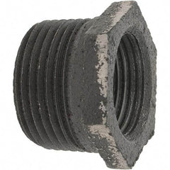 Value Collection - Size 1 x 3/4", Class 150, Steel Black Pipe Hex Bushing - 150 psi, Threaded End Connection - Benchmark Tooling