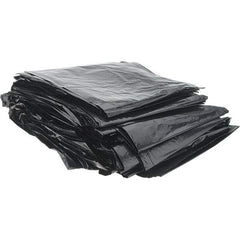 Value Collection - 1.5 mil Thick, Heavy-Duty Trash Bags - High-Density Polyethylene (HDPE), 40" Wide x 46" High, Black - Benchmark Tooling