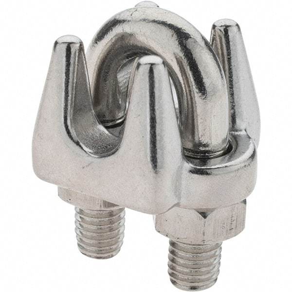 Value Collection - 5/16" Wire Rope Clips - Stainless Steel - Benchmark Tooling