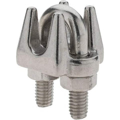 Value Collection - 1/4" Wire Rope Clips - Stainless Steel - Benchmark Tooling