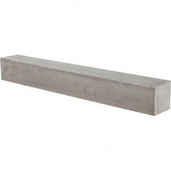 Value Collection - 12" Long x 1-1/2" High x 1-1/2" Wide, Plain Steel Oversized Key Stock - Cold Drawn Steel - Benchmark Tooling