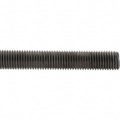 Value Collection - M20x2.5 1m Long, Steel Metric Threaded Rod - Zinc-Plated Finish - Benchmark Tooling