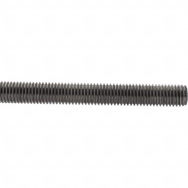 Value Collection - M14x2 1m Long, Steel Metric Threaded Rod - Zinc-Plated Finish - Benchmark Tooling