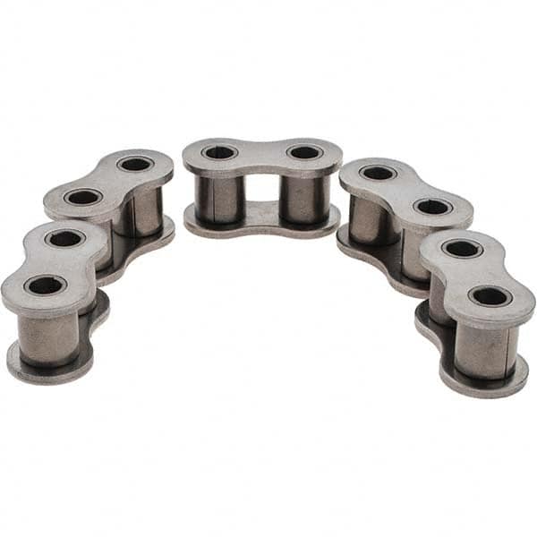 Value Collection - ANSI 60, Roller Chain Link - For Use with Stainless Steel Single Strand Chain - Benchmark Tooling