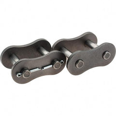 Value Collection - ANSI 160, Cottered Roller Chain Connecting Link - For Use with Single Strand Chain - Benchmark Tooling