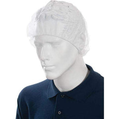 Value Collection - Disposable Beard Covers, Bouffants & Hairnets Type: Hairnet Material: Nylon - Benchmark Tooling