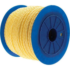 Value Collection - 600' Max Length Polypropylene Twisted Rope - 3/8" Diam - Benchmark Tooling