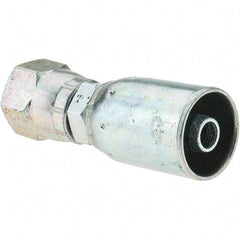 Value Collection - Female JIC Steel Hydraulic Hose Swivel - -5 Hose Size, 5/16" Hose Diam - Benchmark Tooling