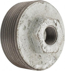Value Collection - Class 150, 2-1/2 x 1/2" Galvanized Pipe Hex Bushing - Threaded, Malleable Iron - Benchmark Tooling