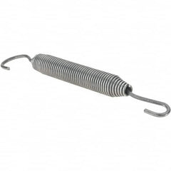 Value Collection - 17/32" OD, Steel Extension Spring - 5-1/4" Free Length - Benchmark Tooling