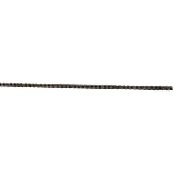 Value Collection - #8-32 UNC (Coarse), 3' Long, Stainless Steel Threaded Rod - 3' Long - Benchmark Tooling