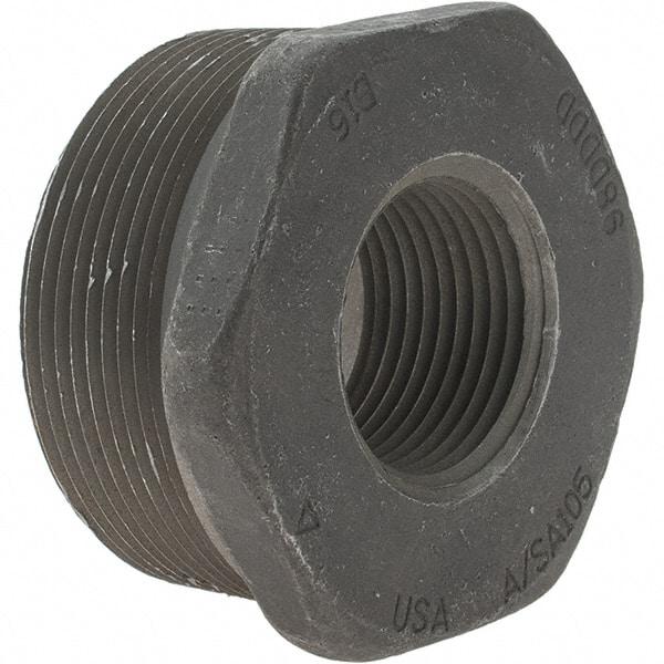 Value Collection - Size 1-1/4 x 2", Steel Pipe Hex Bushing - Threaded (NPT) End Connection - Benchmark Tooling