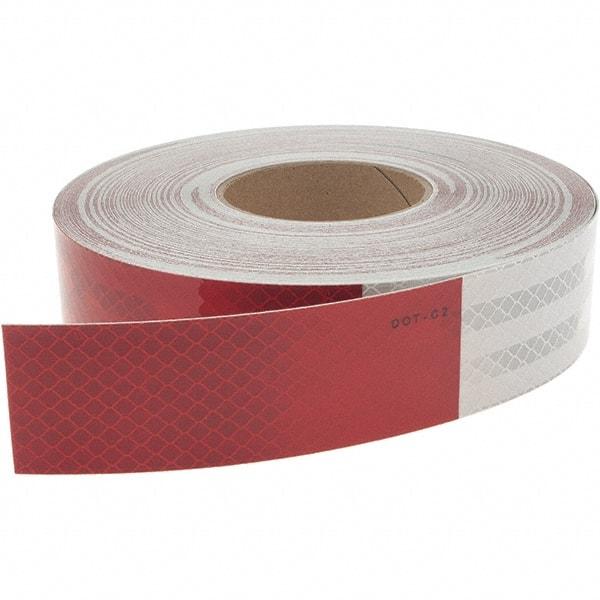 Value Collection - DOT Conspicuity Tape Color: Red and White Width (Inch): 2 - Benchmark Tooling