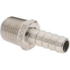 Value Collection - 3/8 MNPT Thread Barb x NPT Hose Insert - 3/8" ID Hose, Stainless Steel - Benchmark Tooling