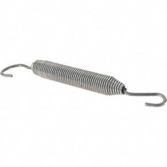 Value Collection - 17/32" OD, Steel Extension Spring - 5 Lb/In Rating - Benchmark Tooling