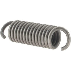 Value Collection - 1/2" OD, Steel Extension Spring - 64 Lb/In Rating - Benchmark Tooling