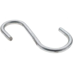 Value Collection - Trade Size 98, Carbon Steel Bright Zinc S-Hook - 0.187" Wire, 2-11/16" OAL - Benchmark Tooling