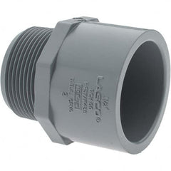 Value Collection - 1-1/2" CPVC Plastic Pipe Male Adapter - MIPT x Slip End Connections - Benchmark Tooling