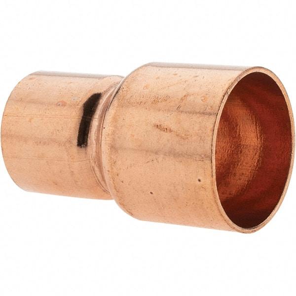 Value Collection - 1 x 3/4" Wrot Copper Pipe Reducer Coupling - C x C - Benchmark Tooling