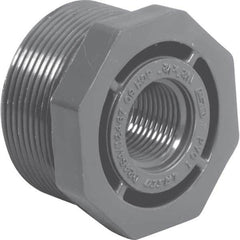 Value Collection - 2 x 1-1/2" PVC Plastic Pipe Bushing - MIPT x FIPT End Connections - Benchmark Tooling