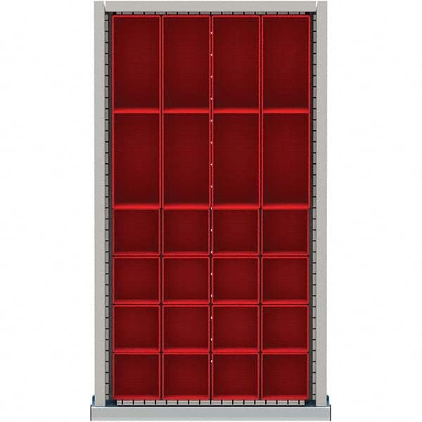 LISTA - 24-Compartment Drawer Divider Layout for 2.17" High Drawers - Benchmark Tooling
