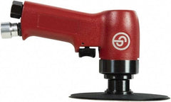 Chicago Pneumatic - 3 to 5" Disc, 12,000 RPM, Pneumatic Handheld Disc Sander - 22 CFM, 1/4" Inlet, 0.5 hp, 90 psi - Benchmark Tooling