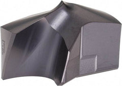 Kennametal - Series KSEM Plus, 1-3/16" Diam Grade KCPM45 140° Replaceable Drill Tip - Carbide, TiAlN Finish, 8 Seat Size - Benchmark Tooling