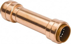 B&K Mueller - 1/2" Tube OD, Metal Push-to-Connect Tube Union - Tube to Tube Connection, 200 Max psi, Rubber O-Ring - Benchmark Tooling