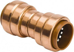 B&K Mueller - 3/4" Tube OD, Metal Push-to-Connect Tube Union - Tube to Tube Connection, 200 Max psi, Rubber O-Ring - Benchmark Tooling