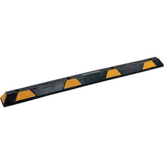 Vestil - 71-3/4" Long x 5-3/4" Wide x 4" High, Car Stop - Yellow & Black - Benchmark Tooling