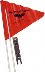 Worksman - Bicycle & Scooter Accessories Type: Safety Flag For Use With: Bicycle; Tricycle - Benchmark Tooling