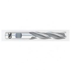7/8 Dia. x 5-3/4 Overall Length 3-Flute Square End HSS-CO SE End Mill-Round Shank-Center Cutting-Uncoated - Benchmark Tooling