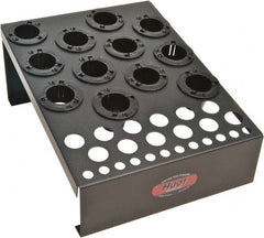 Huot - 17 Inches Width x 7 Inches Height x 17 Inches Depth NC/CNC Collet Storage Rack - Benchmark Tooling