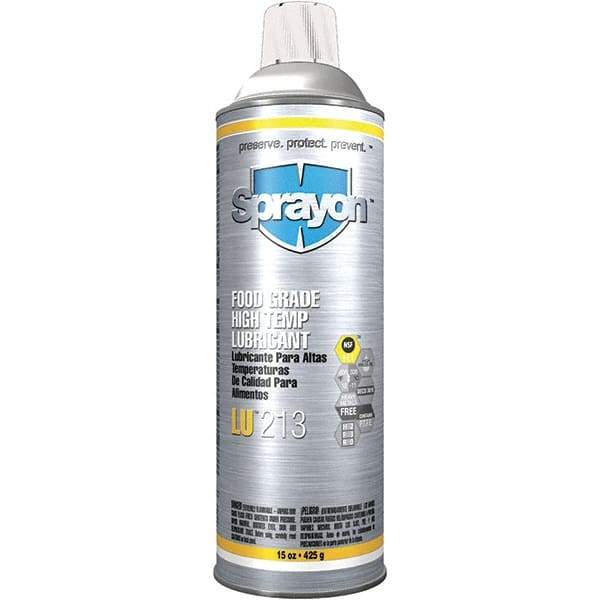 Sprayon - 20 oz Aerosol Spray Lubricant - 12°F to 635°F, Food Grade - Benchmark Tooling