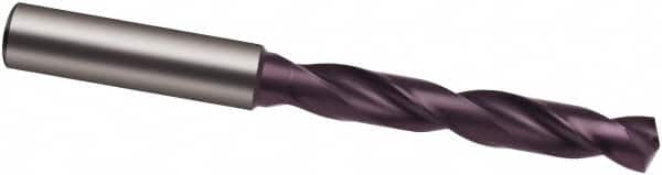 Guhring - 8.3mm 140° Solid Carbide Jobber Drill - FIREX Finish, Right Hand Cut, Spiral Flute, 103mm OAL, SU Point - Benchmark Tooling