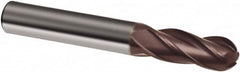 Guhring - 10mm, 22mm LOC, 10mm Shank Diam, 72mm OAL, 4 Flute, Solid Carbide Square End Mill - Single End, Nano-A Finish, Spiral Flute, 36/38° Helix, Centercutting, Right Hand Cut, Right Hand Flute, Series 6707 - Benchmark Tooling
