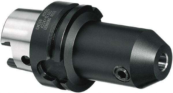 Guhring - HSK63A Outside Taper, 6mm Hole Diam, HSK to WN Adapter - Exact Industrial Supply