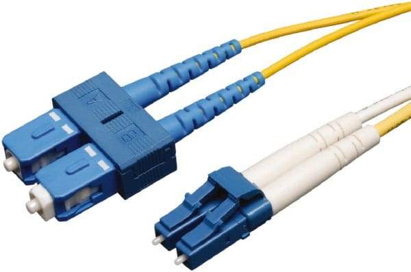 Tripp-Lite - 6' Long, LC/SC Head, Singlemode Fiber Optic Cable - Aqua, Use with LAN - Benchmark Tooling