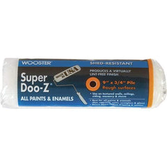 Wooster Brush - 3/4" Nap, 9" Wide Paint Roller Cover - Rough Texture, Woven - Benchmark Tooling