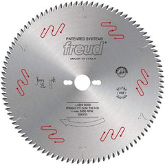 Freud - 300mm Diam, 30mm Arbor Hole Diam, 96 Tooth Wet & Dry Cut Saw Blade - Carbide-Tipped, Standard Round Arbor - Benchmark Tooling