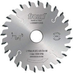 Freud - 200mm Diam, 45mm Arbor Hole Diam, 36 Tooth Wet & Dry Cut Saw Blade - Carbide-Tipped, Standard Round Arbor - Benchmark Tooling