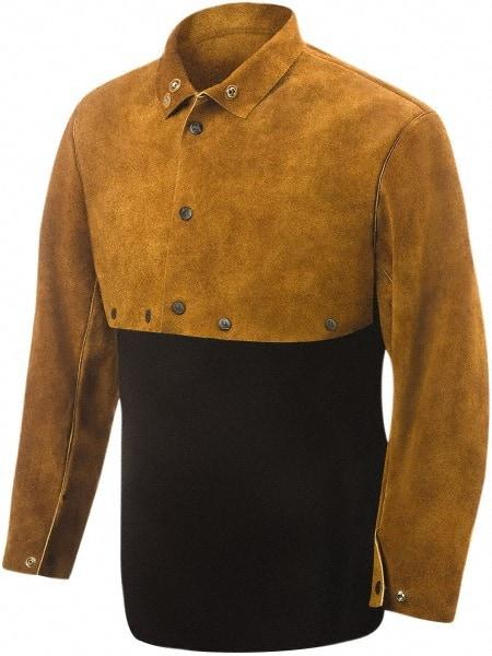 Steiner - Size 2XL, Cape Sleeves & Bib - Leather, Brown - Benchmark Tooling