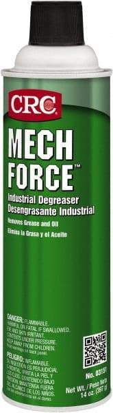 CRC - 20 oz Aerosol Cleaner/Degreaser - Aerosol, Nonchlorinated Blend of Organic Solvents - Benchmark Tooling