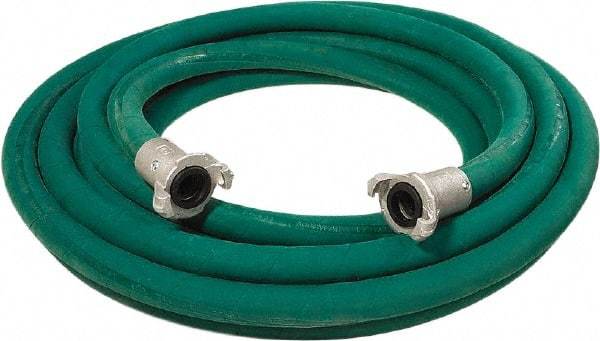 Alliance Hose & Rubber - 1" Inside x 1.88" Outside Diam, Grade 0 Synthetic Rubber, Sandblast Hose - Green, 25' Long, 150 psi Working Pressure - Benchmark Tooling